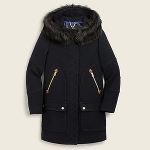 Gently Used J Crew Chateau Parka in Italian Stadium-Cloth Wool 16